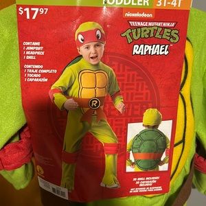 3T-4T ninja turtle Raphael costume